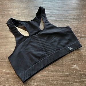 Black Racerback Sports Bra